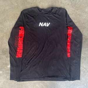 RARE MODERN NAV FRESHMAN TOUR XO THE WEEKND SKATER PROMOTIONAL LONG SLEEVE TEE